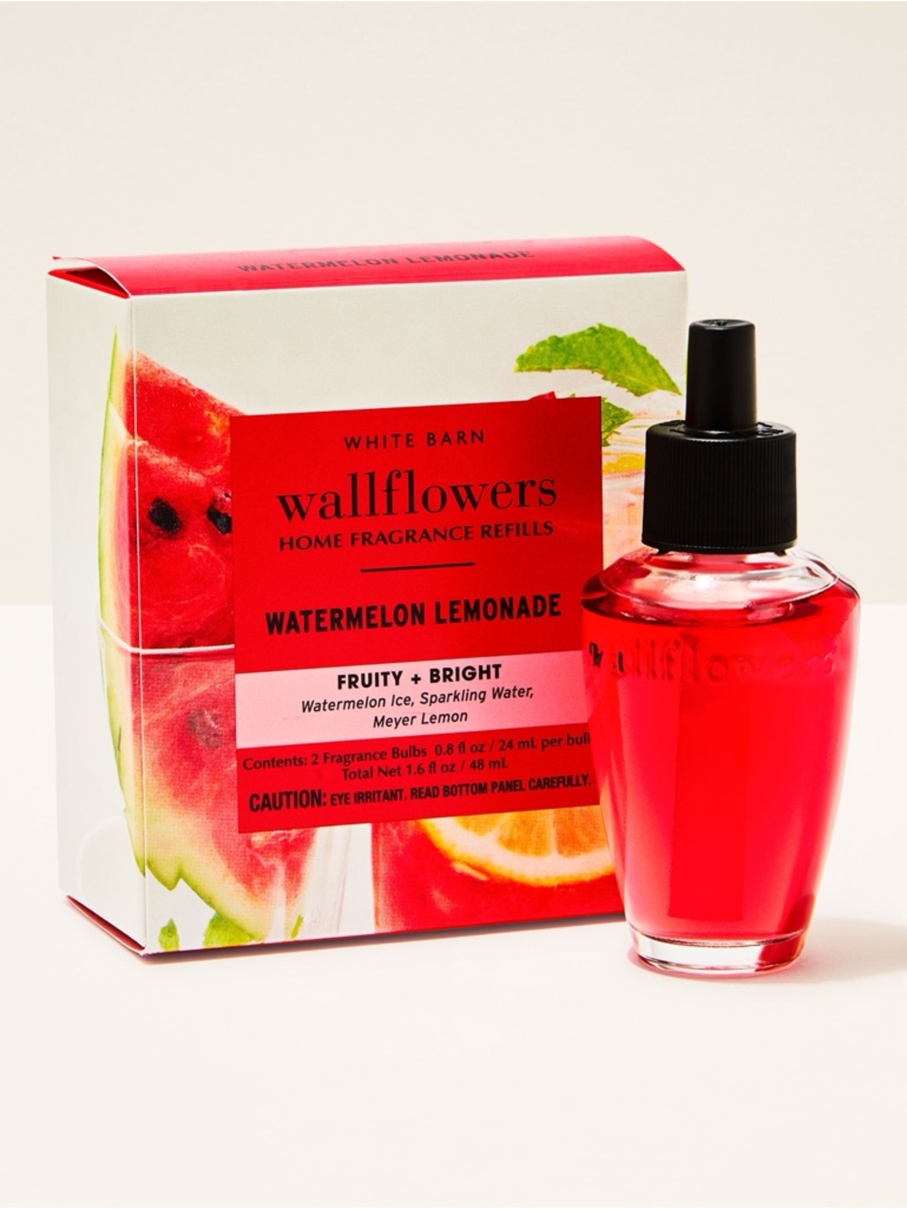 Bath & Body Works Wallflowers Watermelon Lemonade 2 Pack Refills Nwt